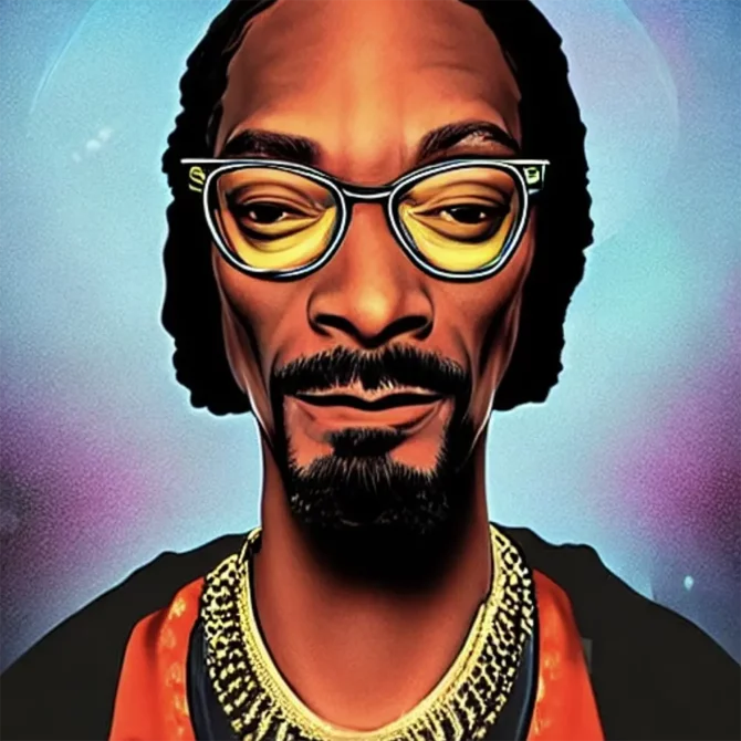 Snoop Dogg in the style of Raphael     3